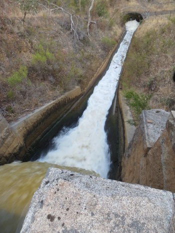 Woman's Gully water fall and dissipator