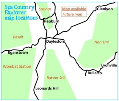 Spa Country Explorer locations map